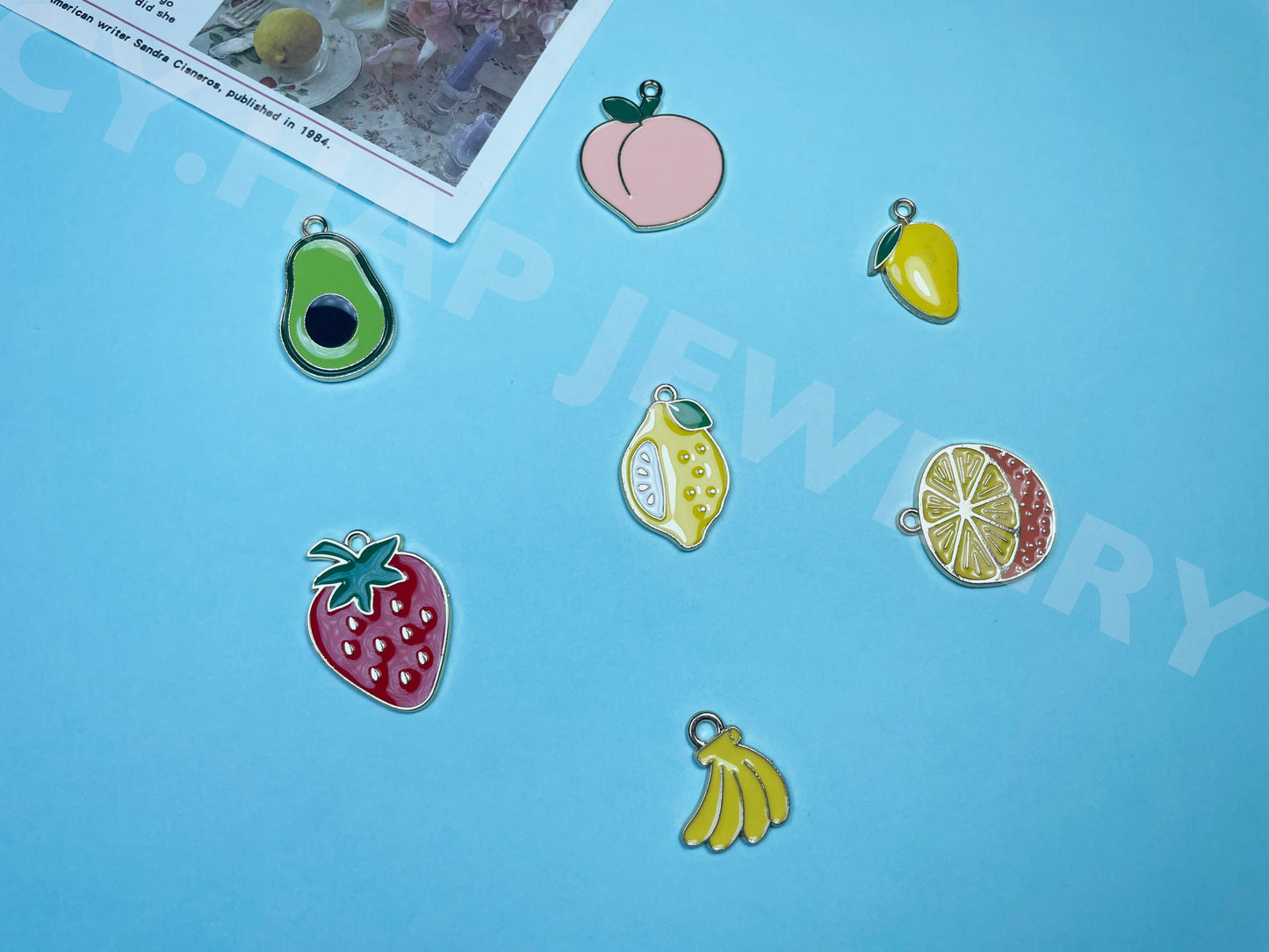 Colorful Fruits - DIY Metal Accessories