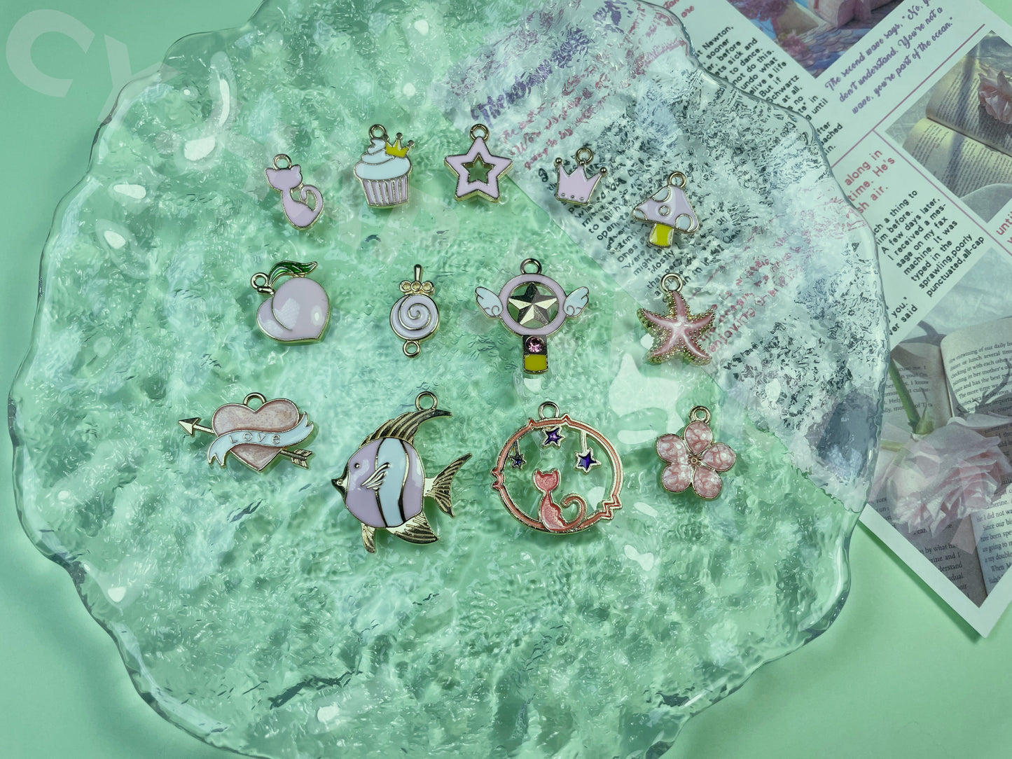 Pink World - Metal DIY Accessories