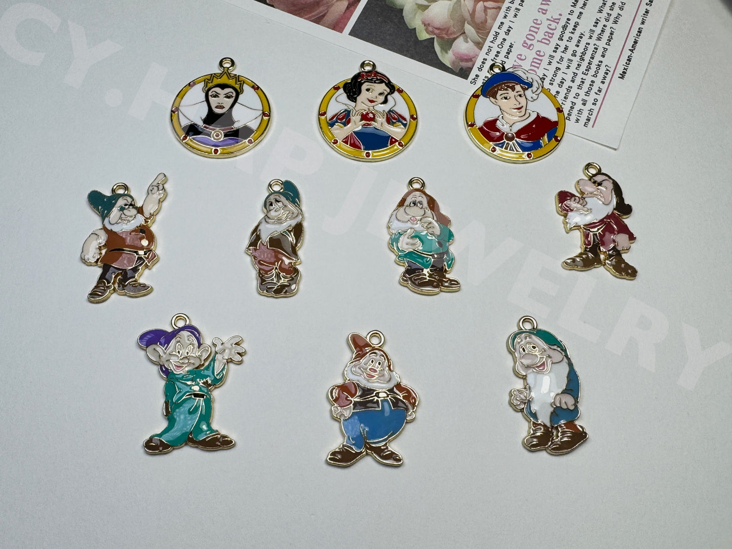 Snow White - Metal DIY Accessories