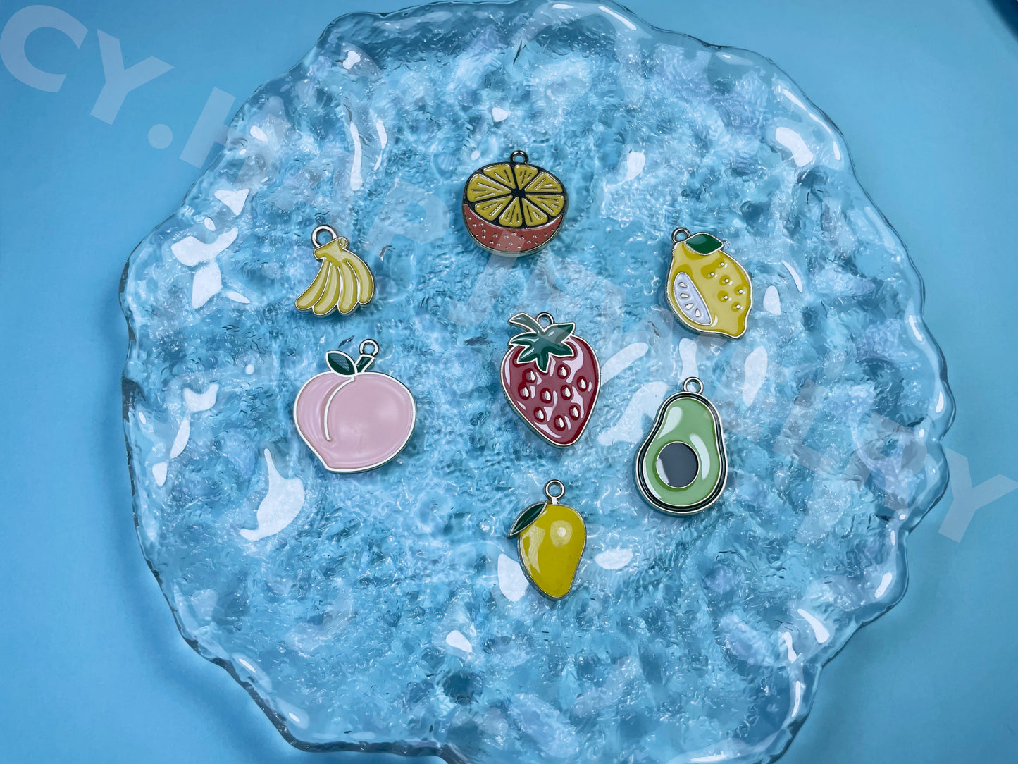 Colorful Fruits - DIY Metal Accessories