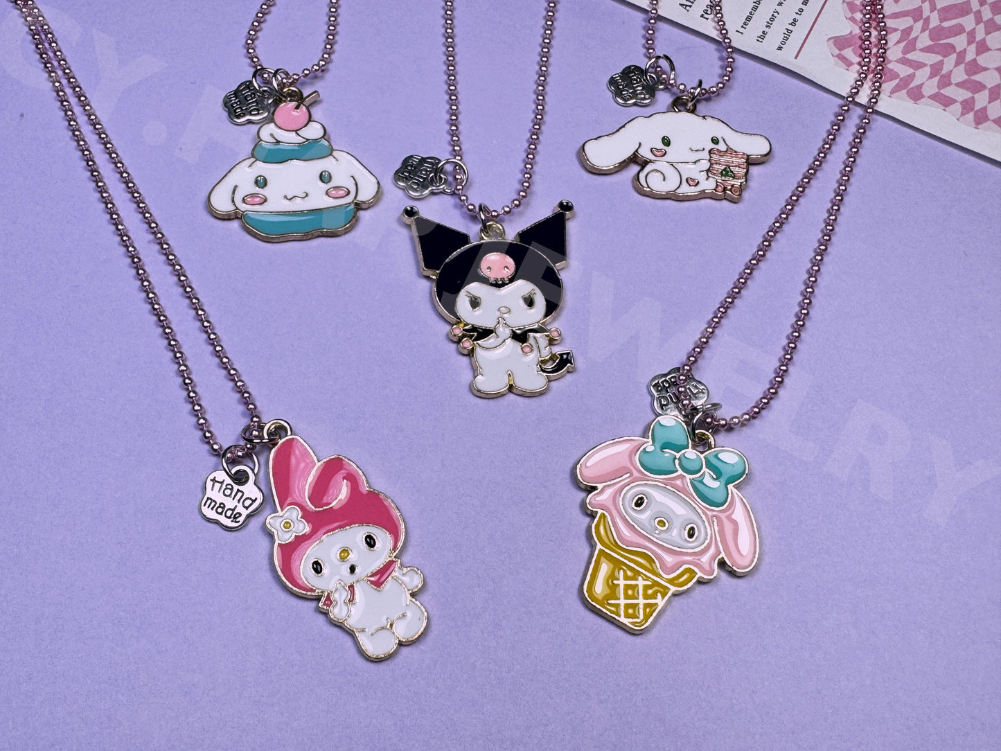 SSanrioo characters with chains - DIY metal accessories